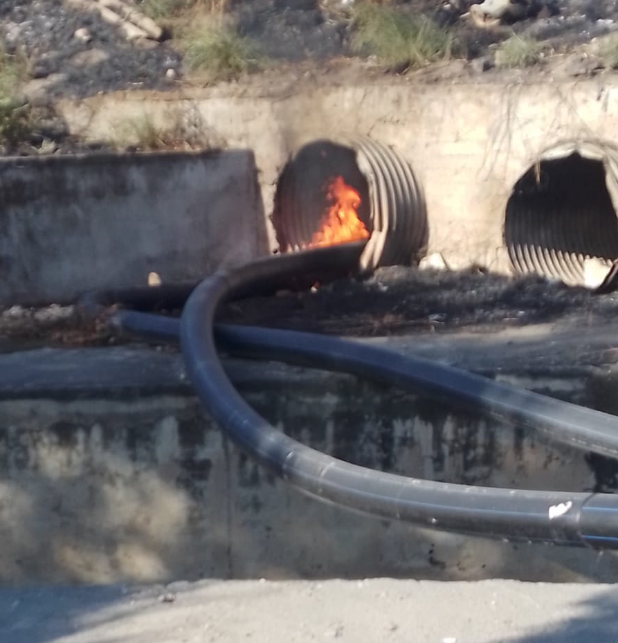 el día de hoy 3 de enero de 2023 se llevaron a cabo presuntos actos vandálicos contra la infraestructura de la Estación de Bombeo de Aguas Residuales