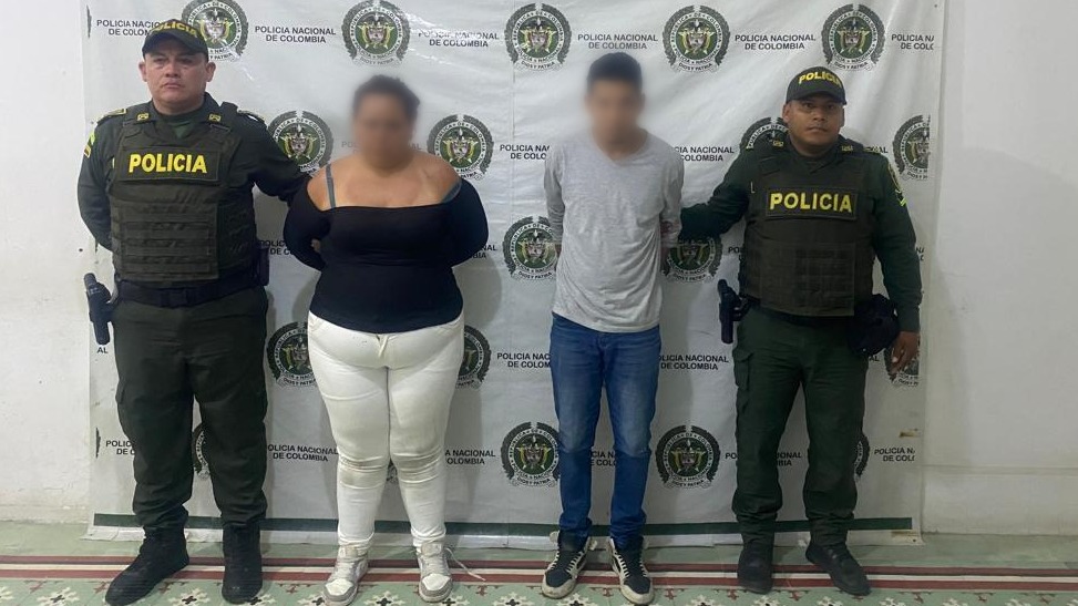 Capturada pareja robando, tenían a sus víctimas atadas al interior del local